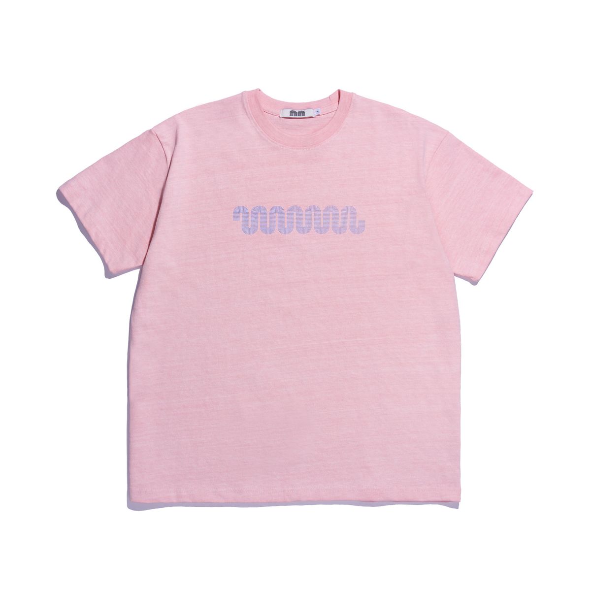 낫뉴(NOT NEW) Wave Logo T-Shirt Pink