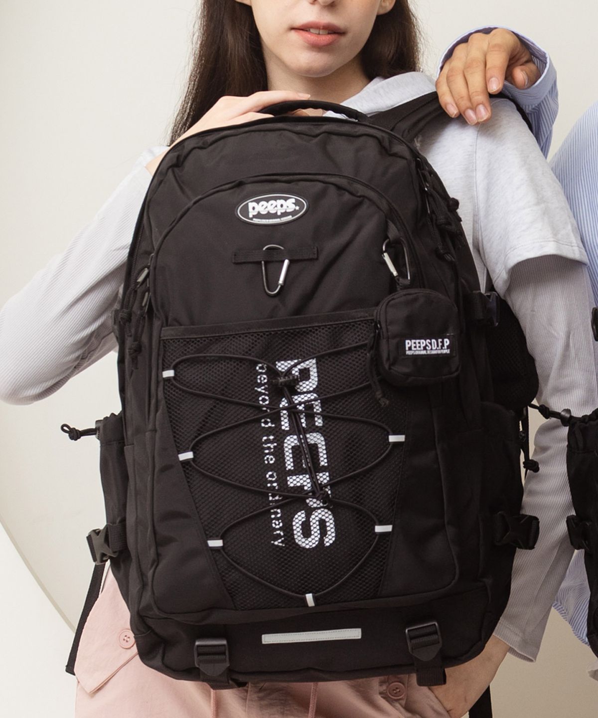 핍스(PEEPS) Driftline backpack(black)