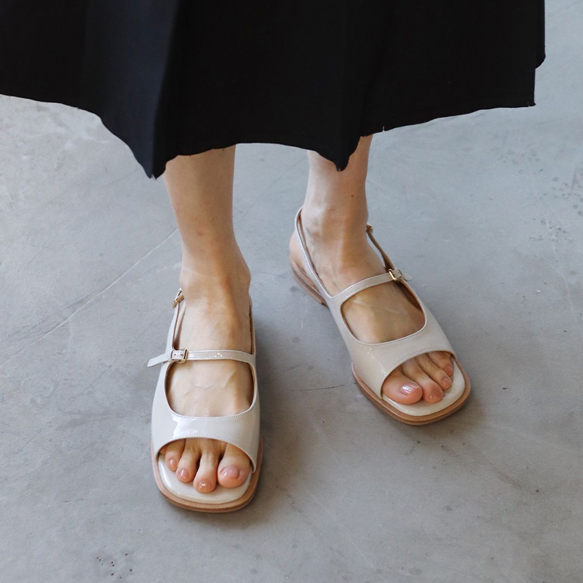 몰핀(MOLPIN) Sun Sandal_25049_ivory