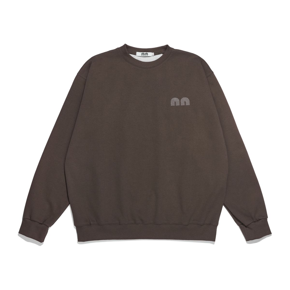 낫뉴(NOT NEW) Basic nn Sweatshirt Brown