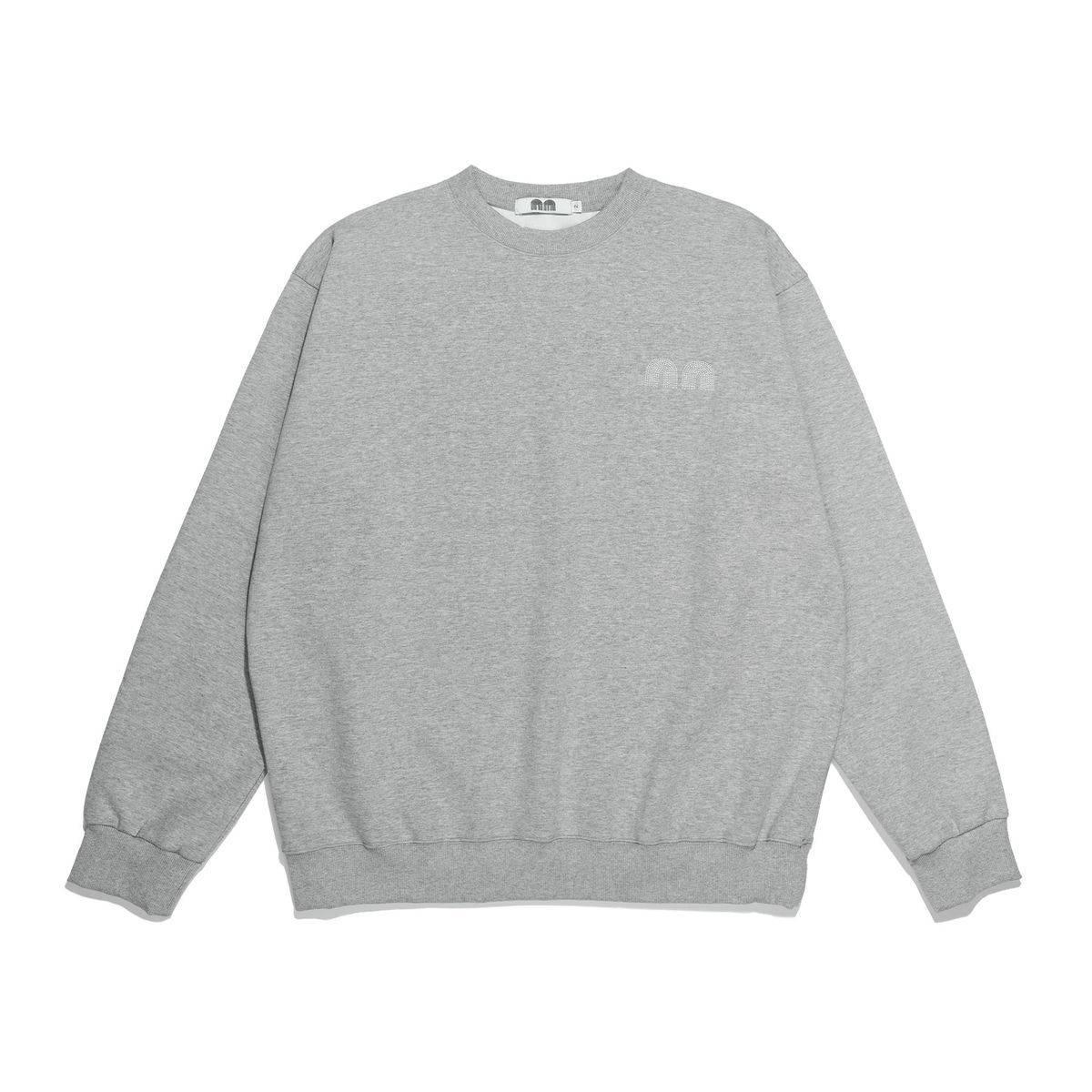 낫뉴(NOT NEW) Basic nn Sweatshirt Grey