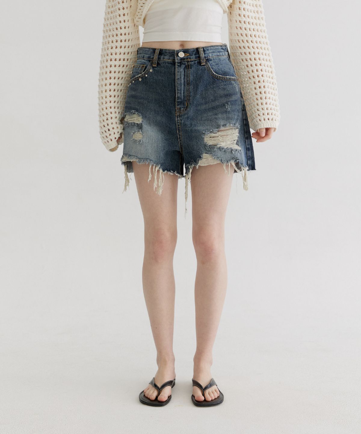판도라핏(PANDORAFIT) Rescue Shorts (deep blue)