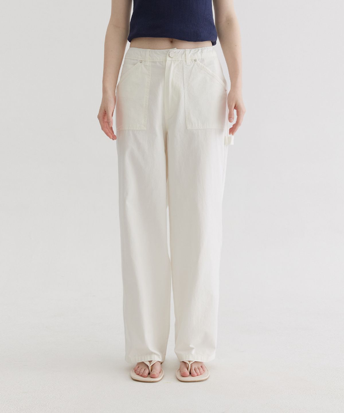 판도라핏(PANDORAFIT) Summer Carpenter Pants (ivory)