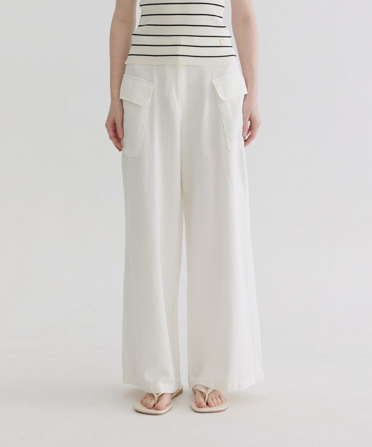 판도라핏(PANDORAFIT) Summer Pocket Pants (ivory)