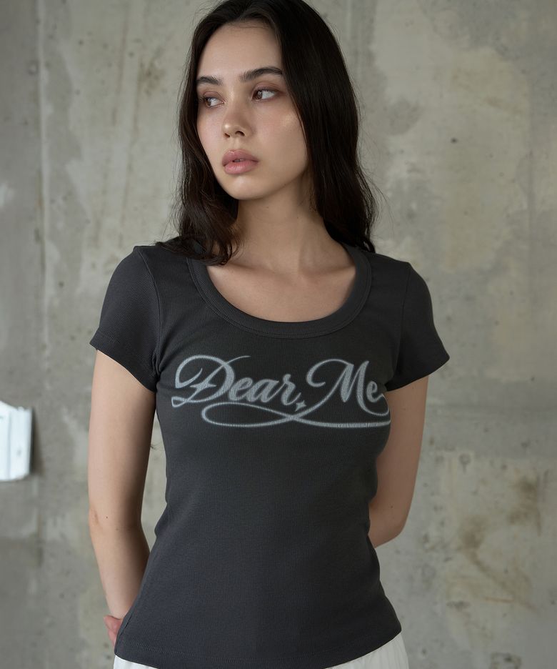 유넥 뉴로고 티 [차콜]