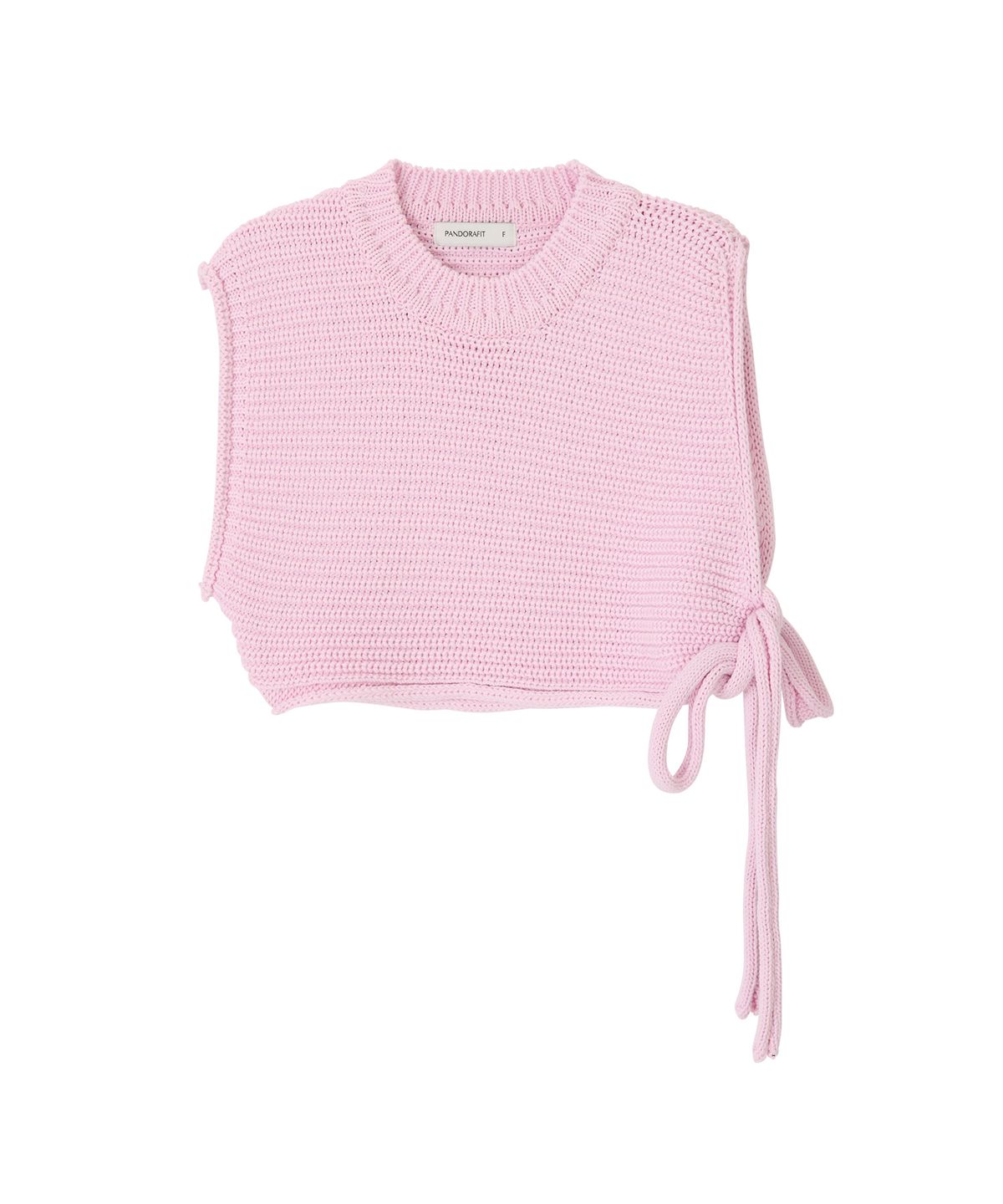 판도라핏(PANDORAFIT) Unbalance Strap Knit Vest (pink)