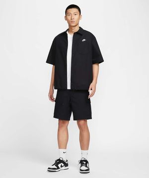 클럽 우븐 카고 쇼츠 M - 블랙 / FN3518-010