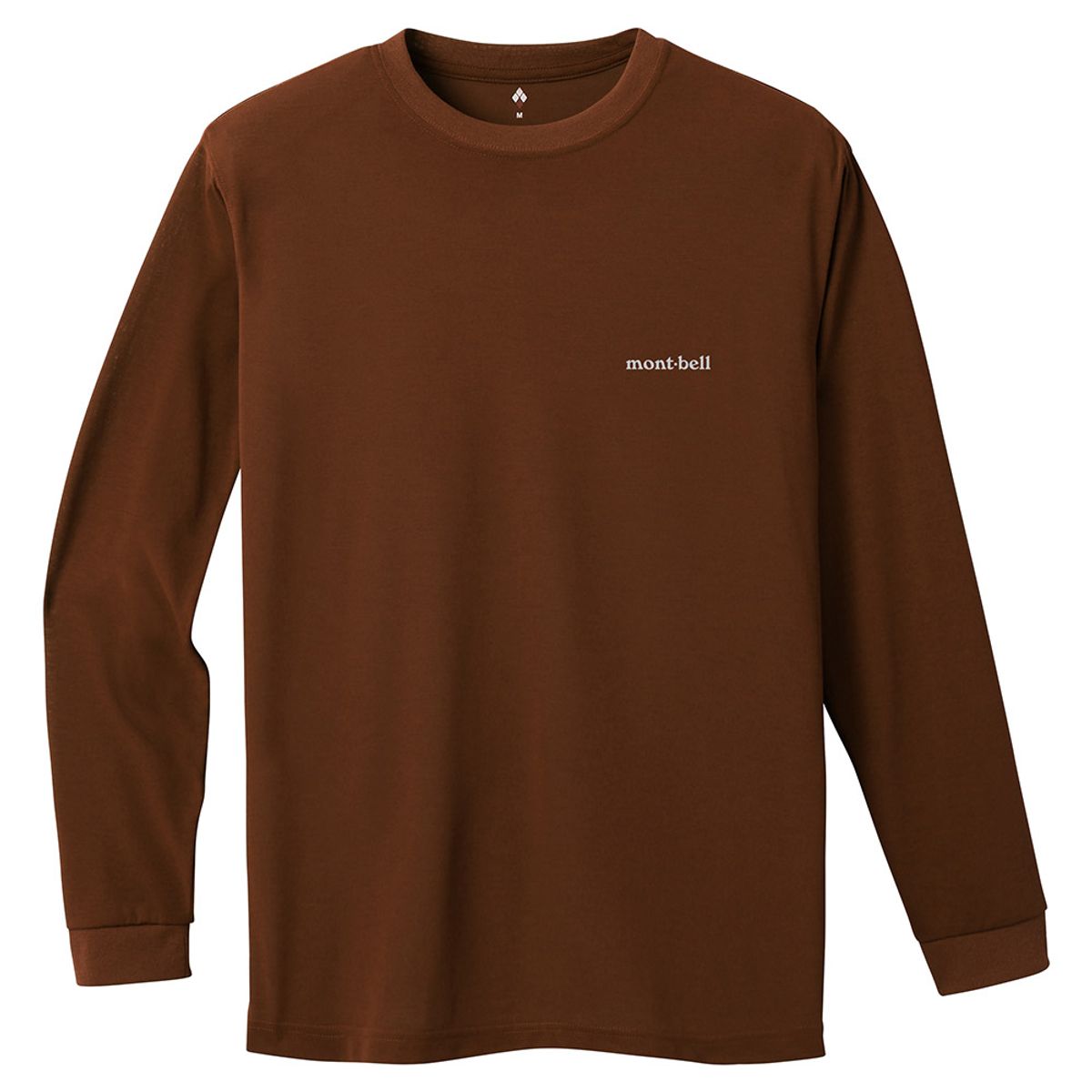 몽벨(MONTBELL) 위크론 롱 슬리브 티 남 2 DARK BROWN JBWISMRL253