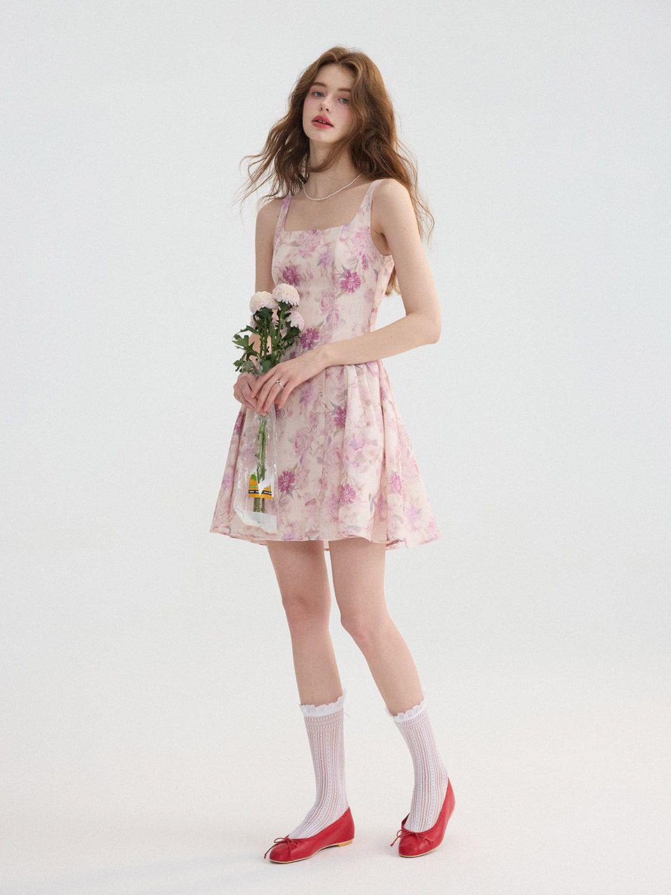 ワンピース andmary Lisa fleur mini ANDMARY】Lisa fleur mini dress