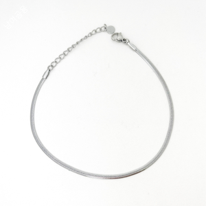 [남여공용]써지컬스틸 2.5MM두께 뱀줄체인발찌/GBSA-009