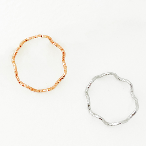 [남여공용]써지컬스틸 컷팅물결 데일리반지/gbsr-077