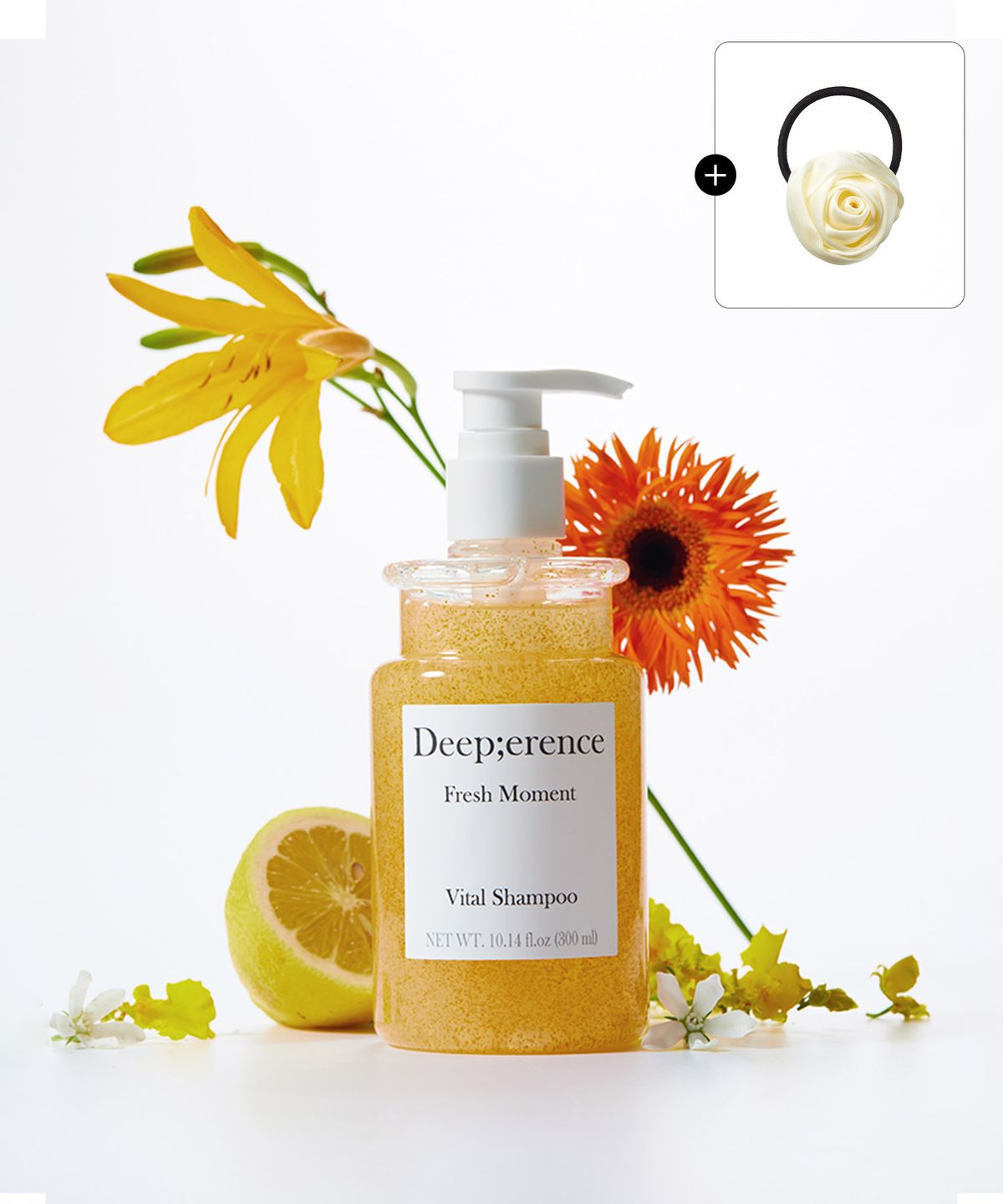 딥퍼랑스(DEEPERENCE) 바이탈 퍼퓸 헤어 샴푸 300ml [프레쉬모먼트]