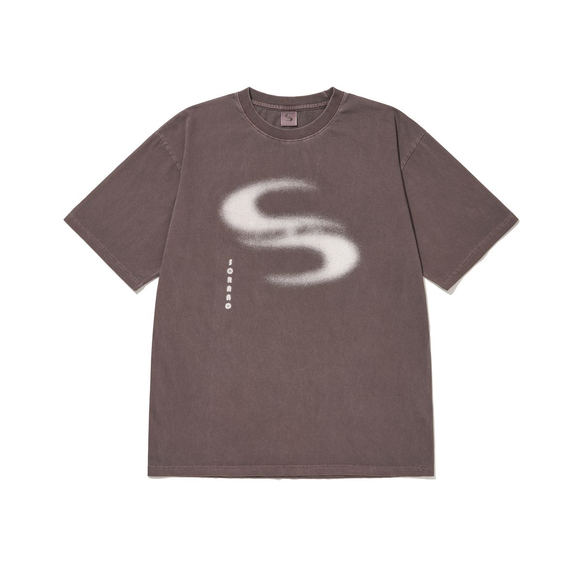 소라노(SORANO) SORANO Vintage Pigment T-shrits Dark Purple
