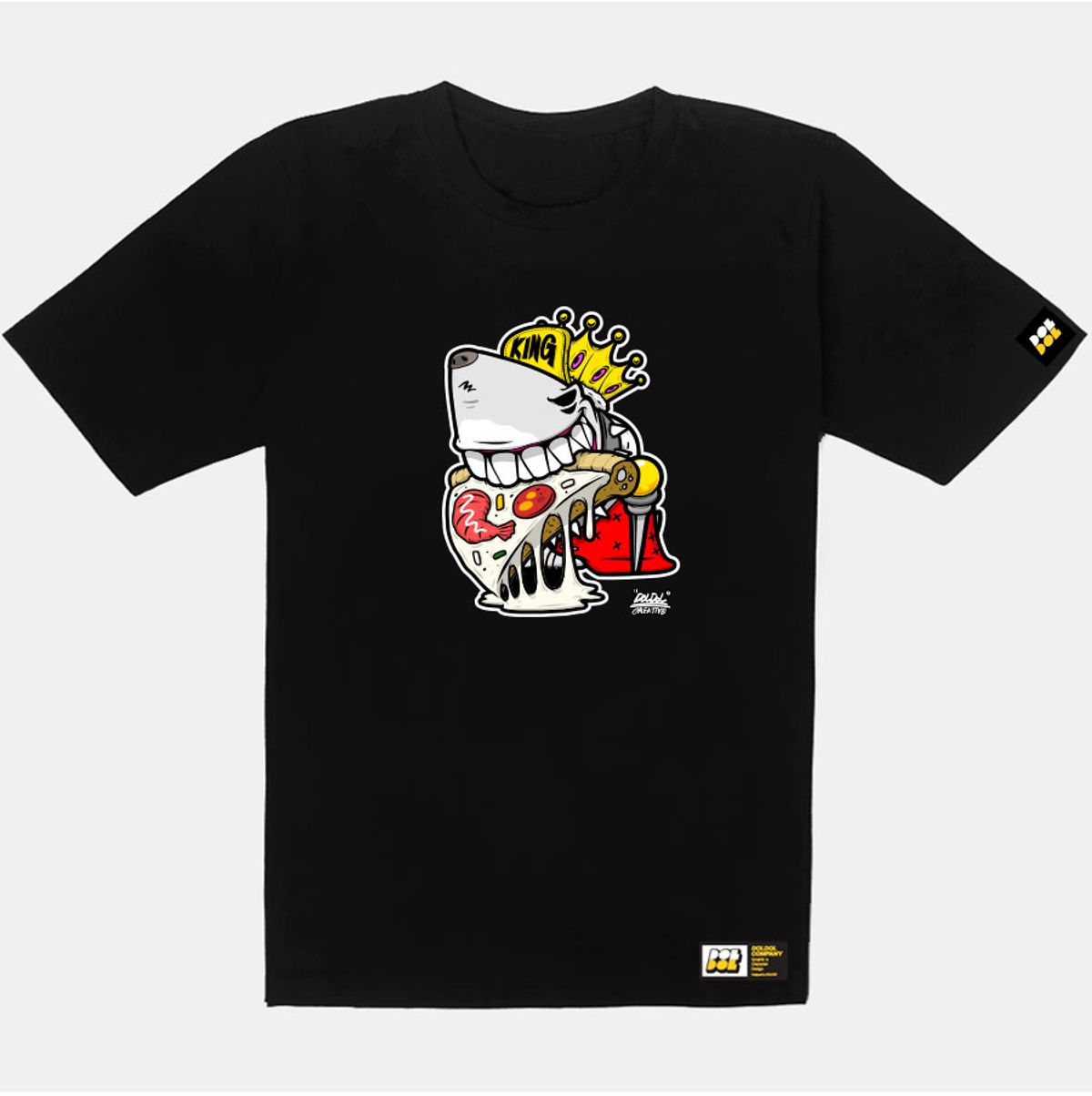 돌돌(DOLDOL) SHARK DOG_tshirts-320  샤크독 그래피티 캐릭터 디자인 티셔츠 반팔티