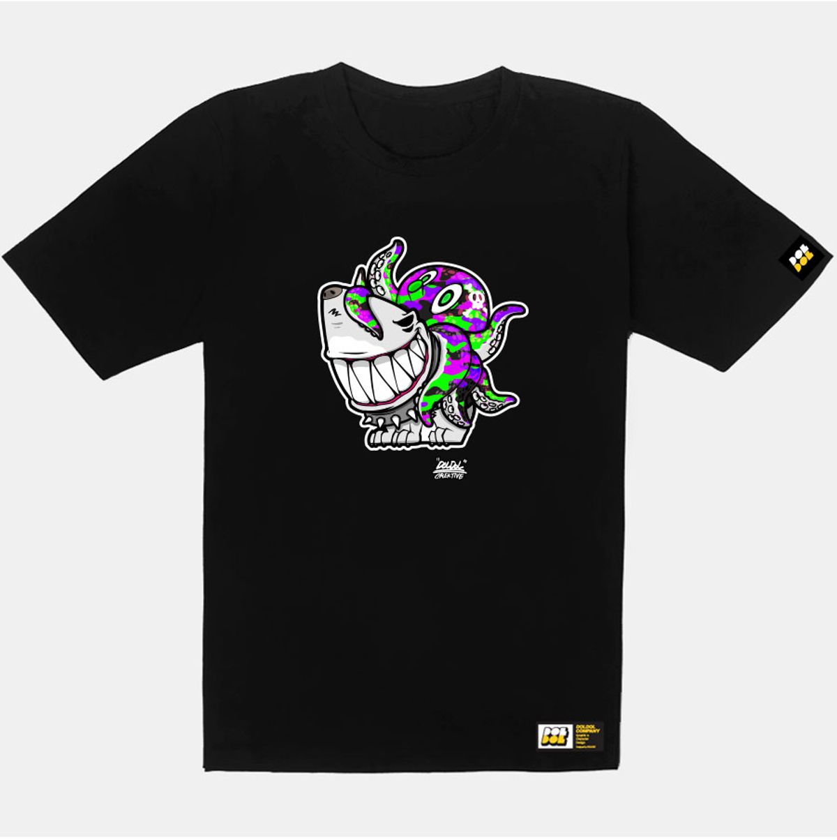 돌돌(DOLDOL) SHARK DOG_tshirts-322  샤크독 그래피티 캐릭터 디자인 티셔츠 반팔티