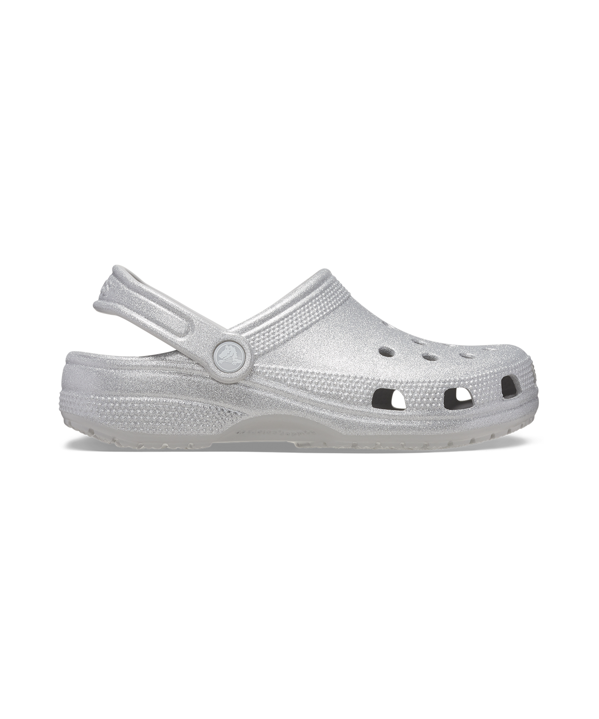 크록스(CROCS) 클래식 글리터 클로그 - 실버 글리터 / 205942-0IC