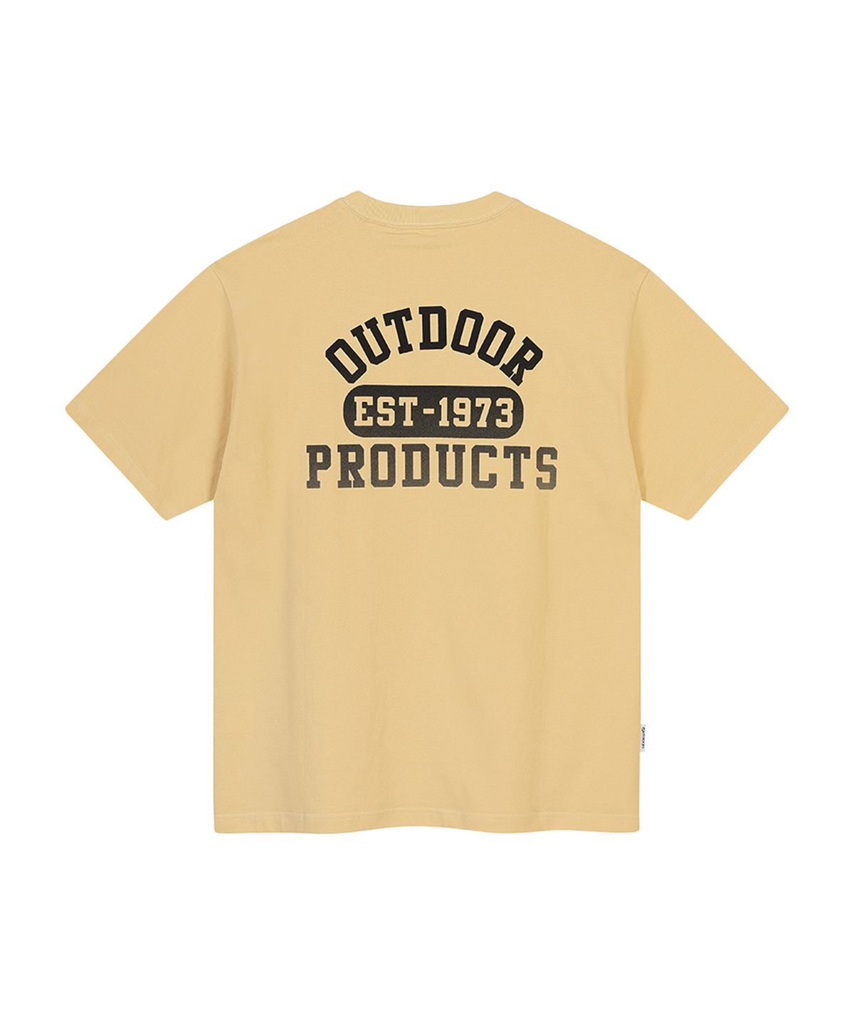 아웃도어 프로덕츠(OUTDOOR PRODUCTS) GRADATION LOGO T-SHIRTS (YELLOW)
