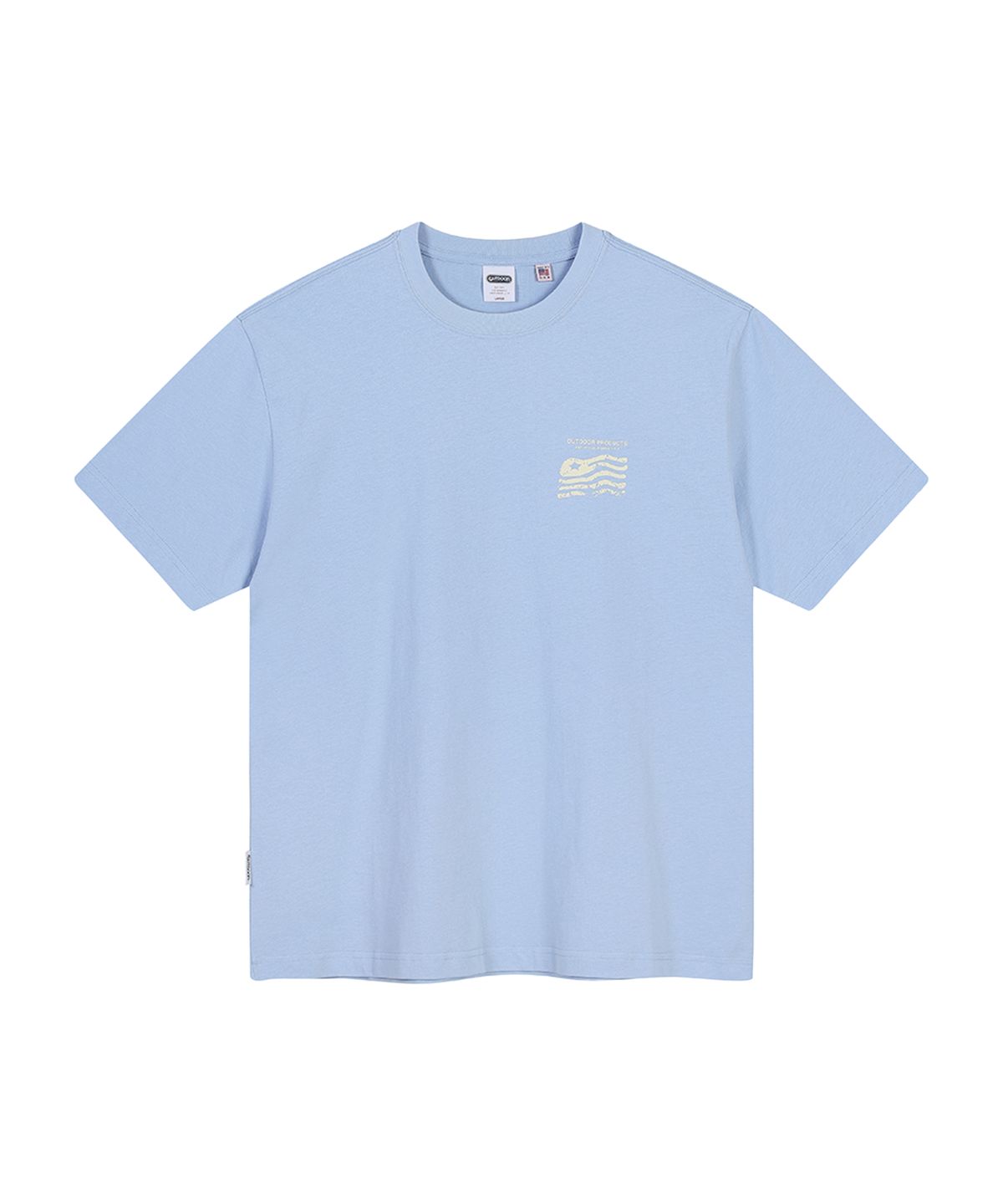 아웃도어 프로덕츠(OUTDOOR PRODUCTS) STARS AND STRIPES HALF SLEEVES (BLUE)