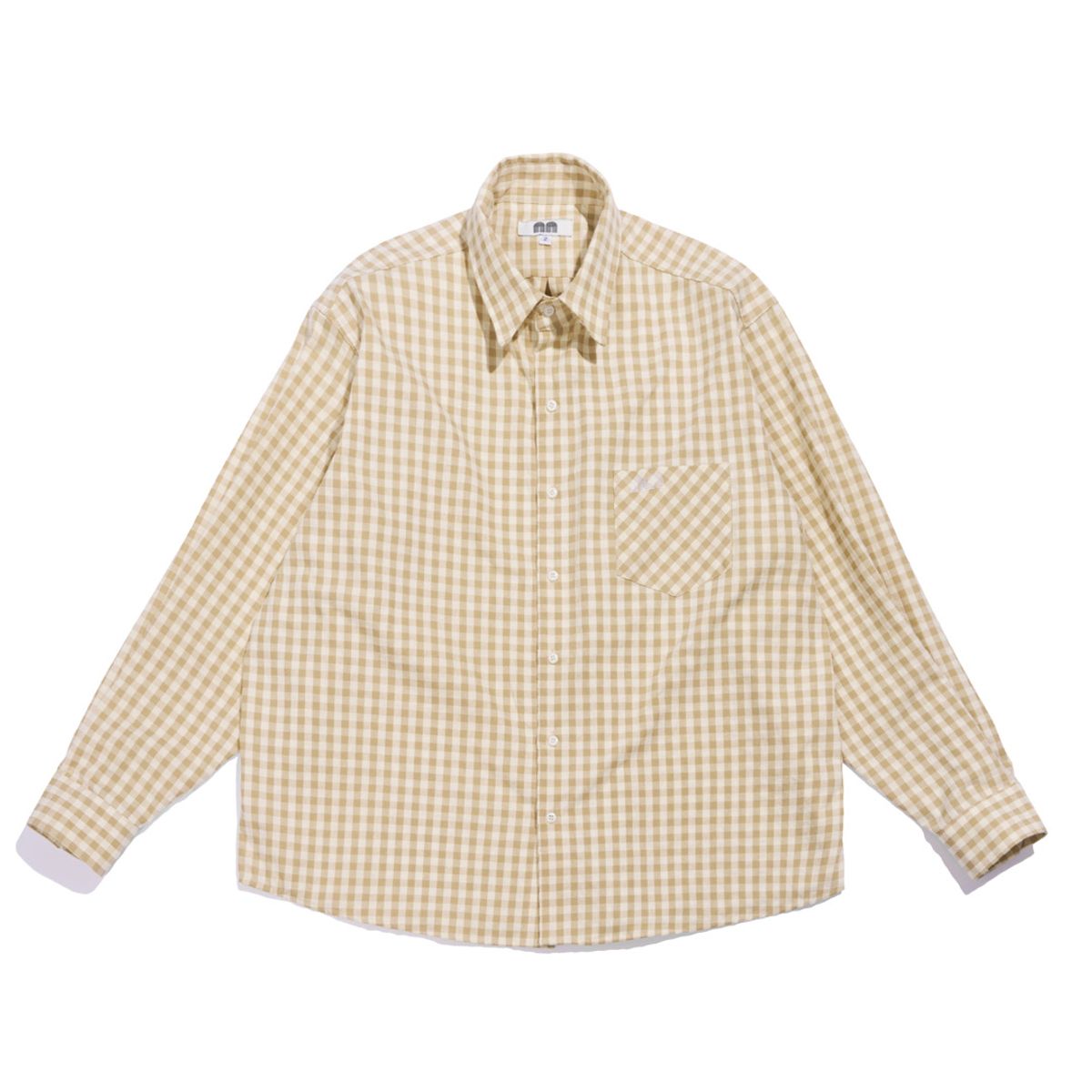낫뉴(NOT NEW) Check nn Shirts Yellow