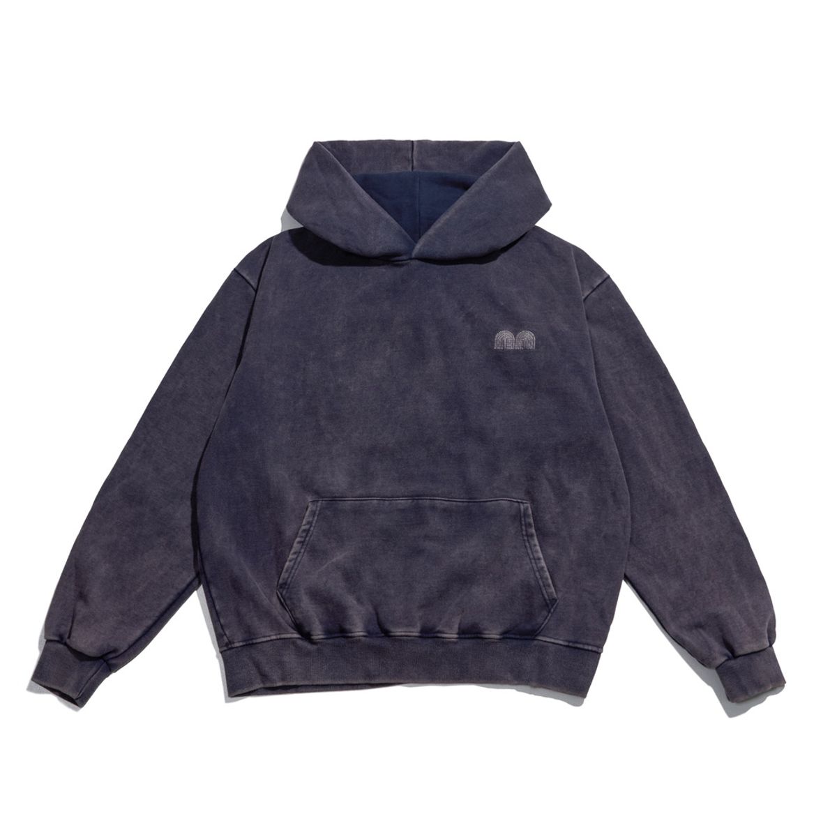 낫뉴(NOT NEW) Basic nn Hoodie Washed Navy