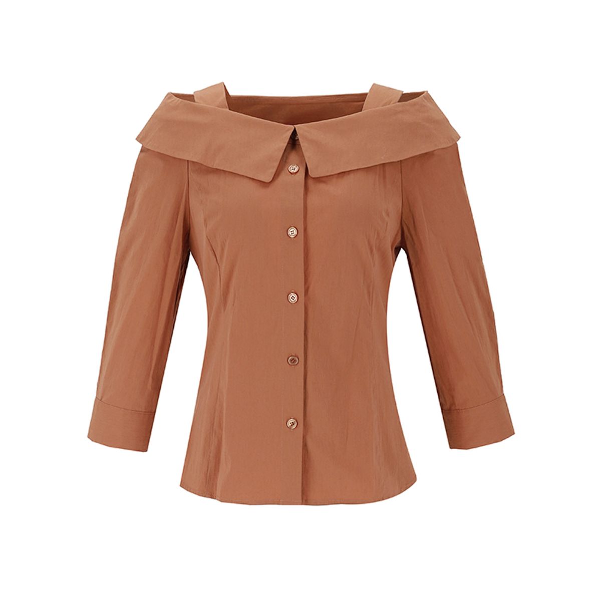 숲(SOUP) 7부 오프숄더 넥라인 블라우스(SZ8LS31)