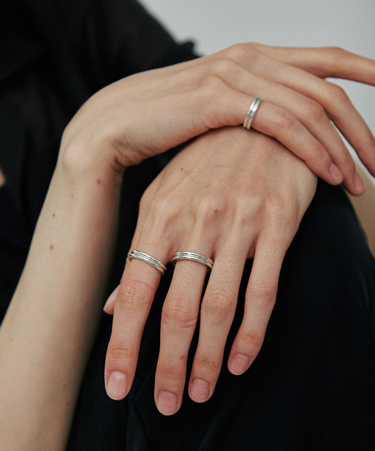베흐트(VERTE) [925 silver] Cinq.silver.226 / lisse ring