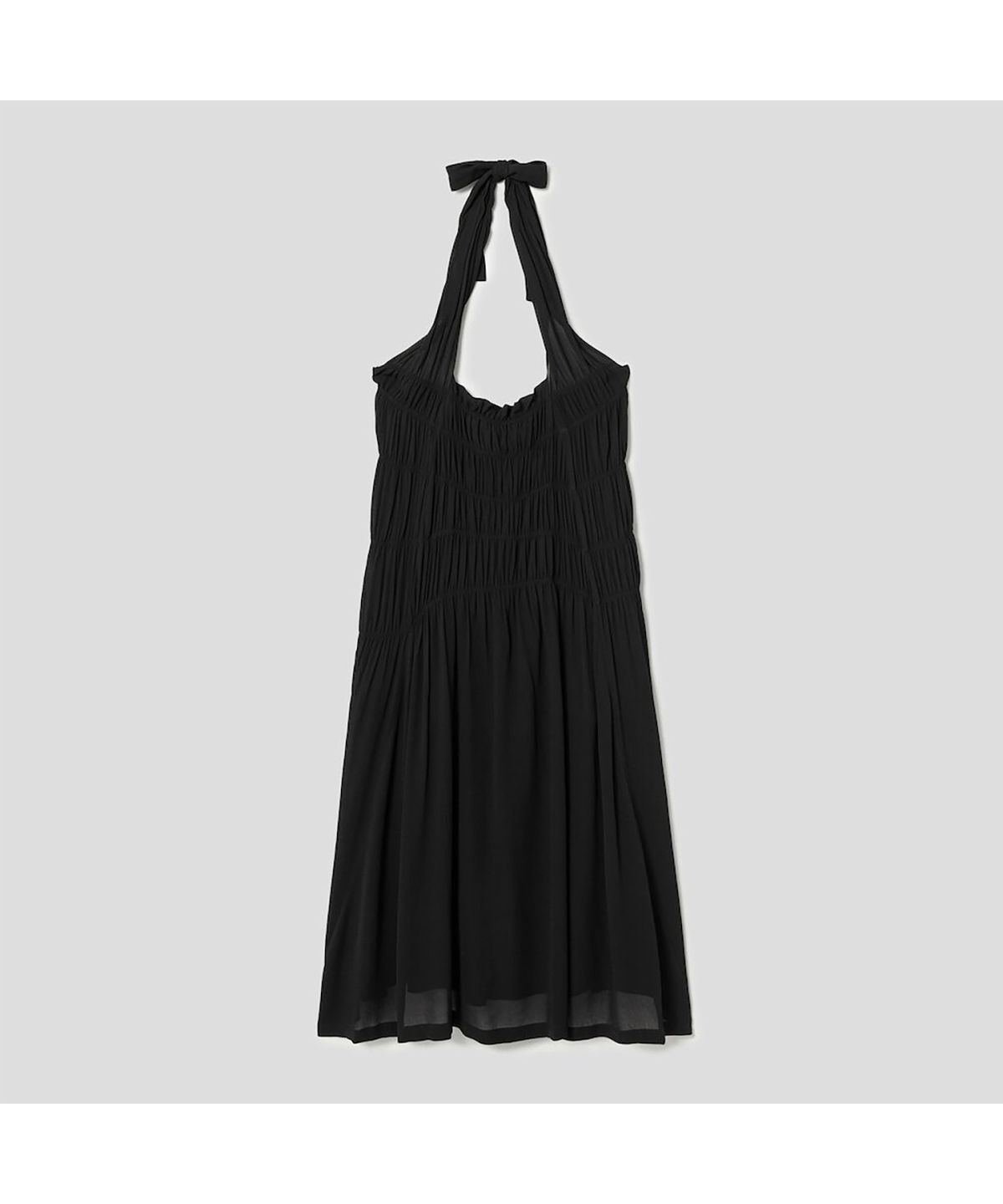 앙개(ANGGAE) Halter Neck Long Dress  Black