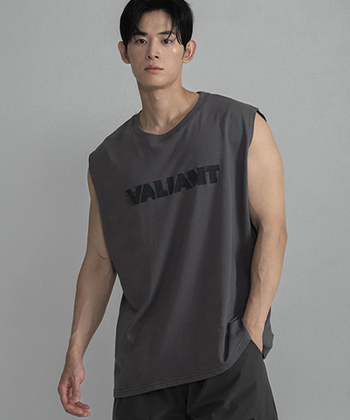 발리안트(VALIANT) S2510 쿨 와이드 나시 [차콜]