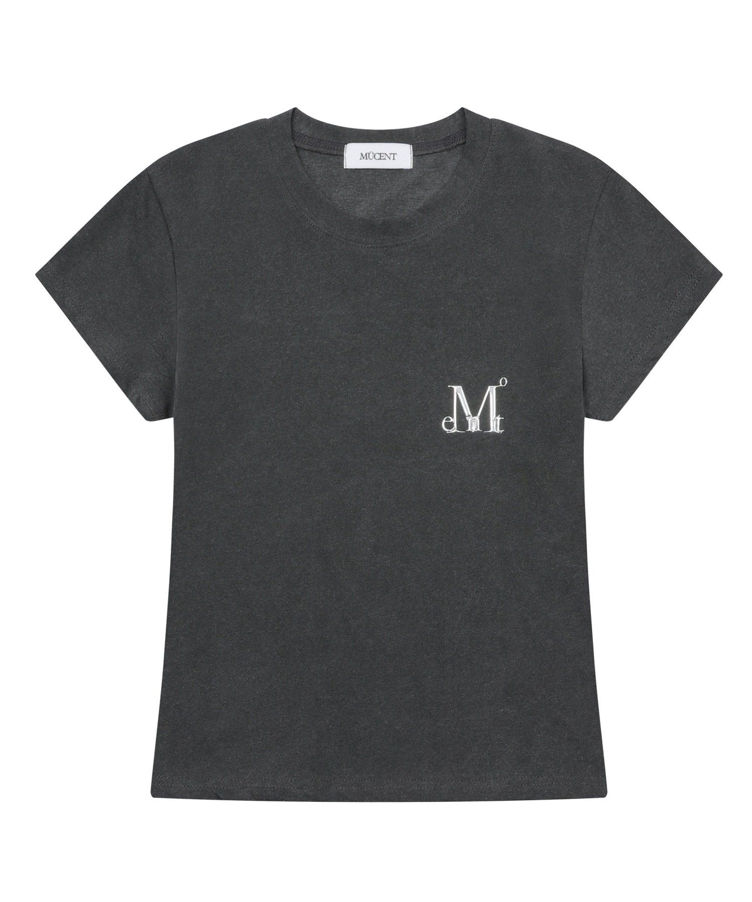 ◆MUCENT◆ Slap Pigment Washing l Logo Set-up Short Slee MUSINSA | MUCENT Slap Pigment Washing Metal Logo Set-up