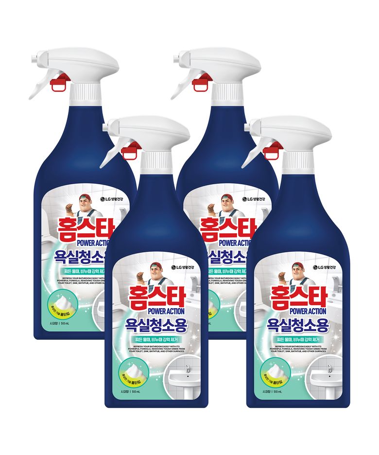 파워액션 욕실용 510ml x 4개