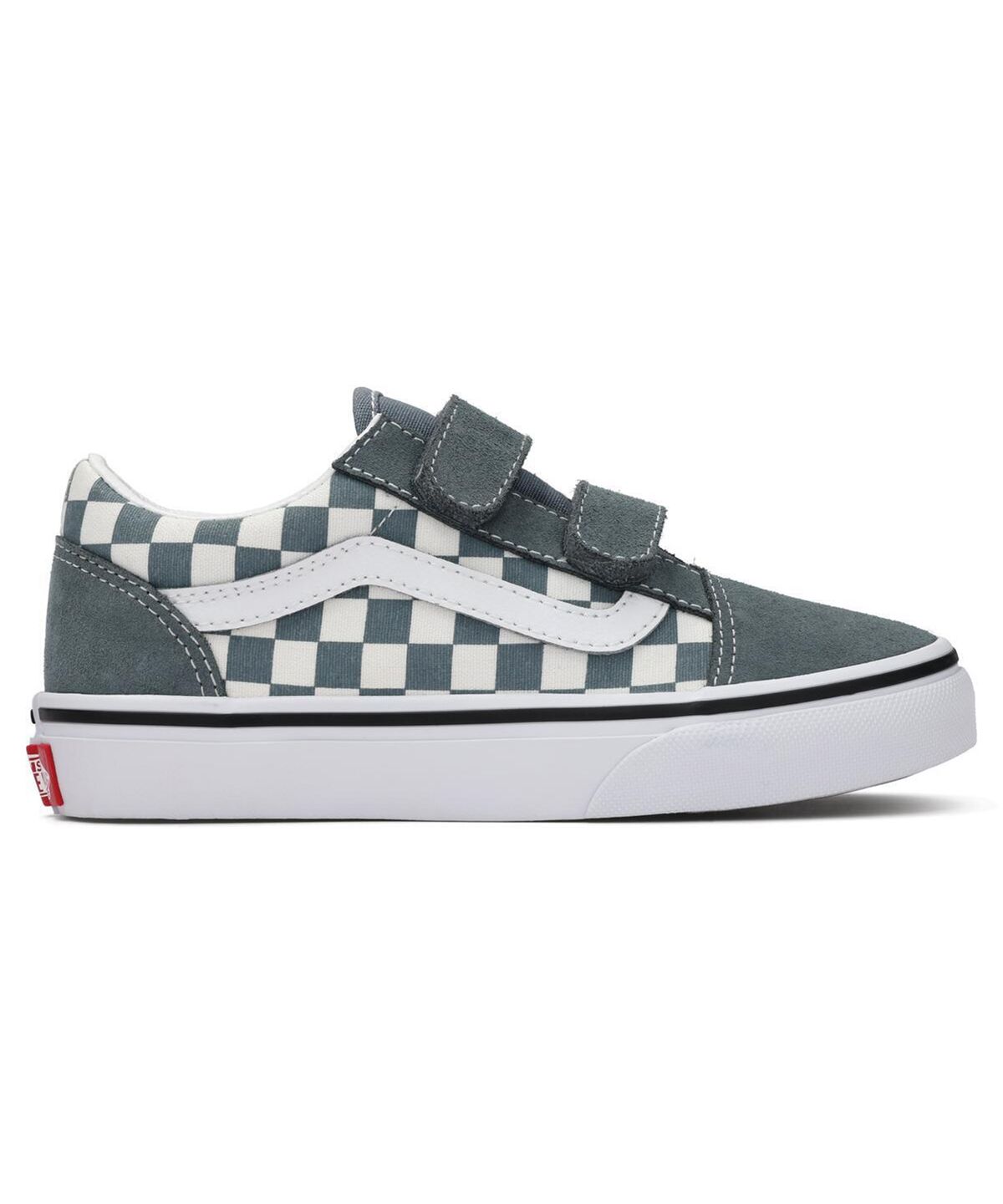 반스 키즈(VANS KIDS) 올드스쿨 V 키즈 컬러 띠어리 체커보드 스토미 웨더