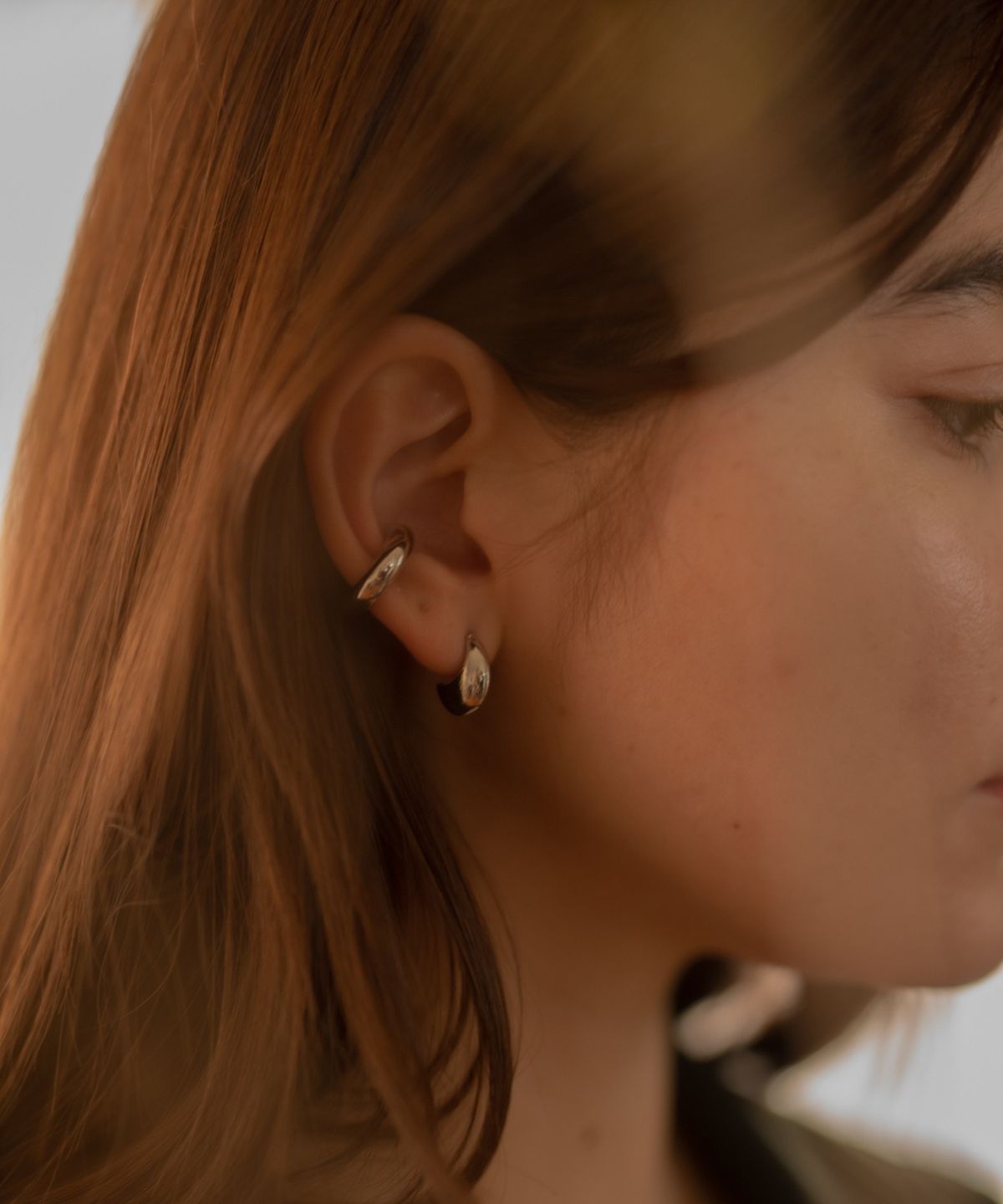 노비스도쿄(NOVICE TOKYO) 청키 후프 이어 커프 Chunky Hoop Ear Cuff  / Gold