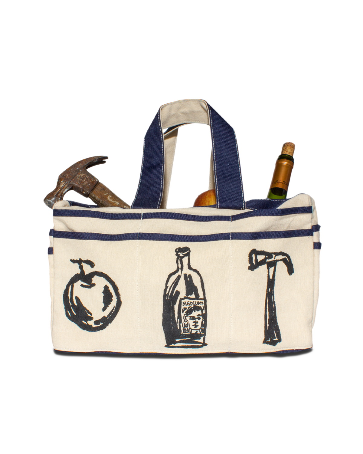 미디엄스(MEDIUMS) Canvas Tool Bag - Navy(캔버스 툴백)