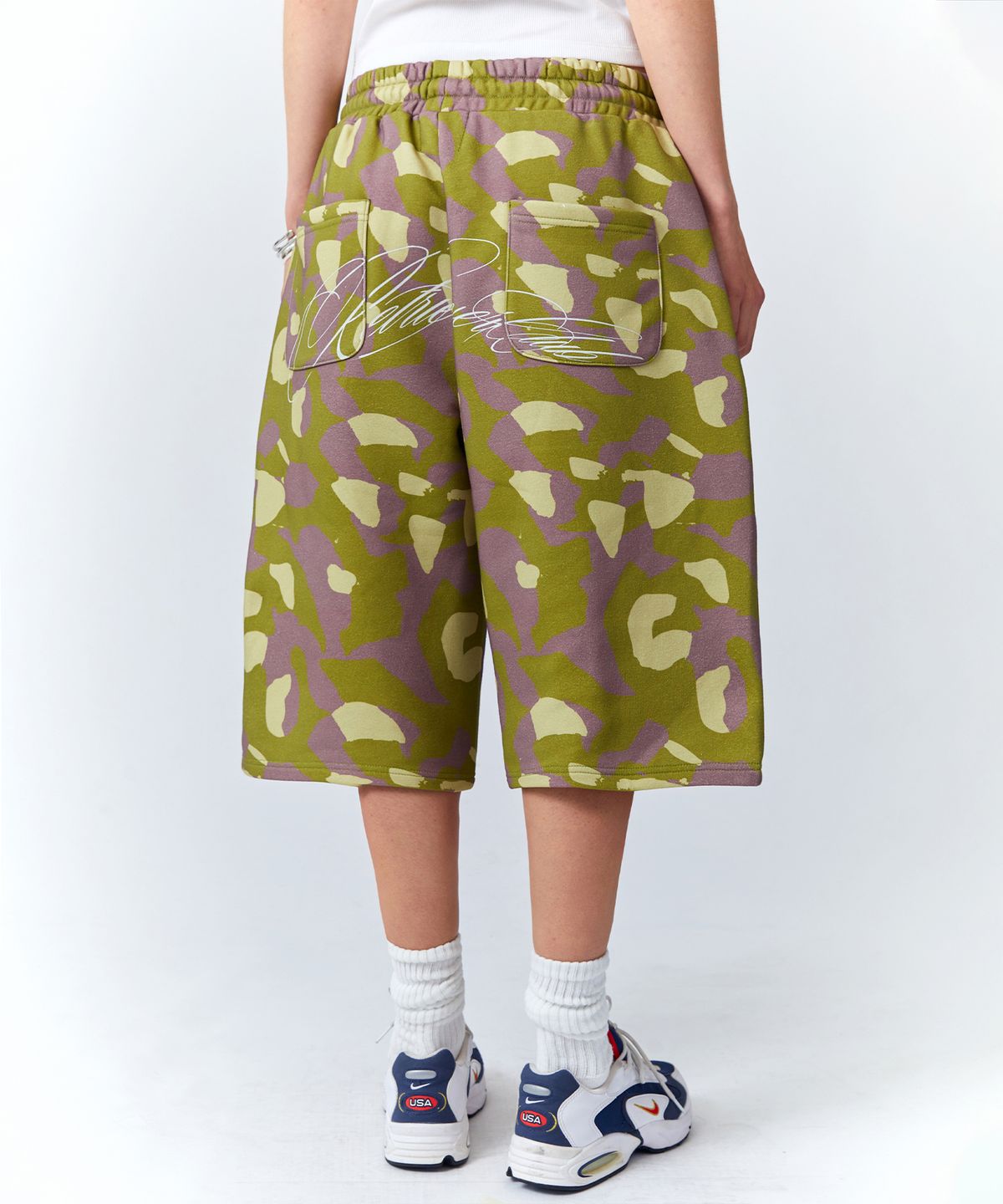 리트리버클럽(RETRIEVER CLUB) SCRIPT SWEAT PANTS [CAMO]