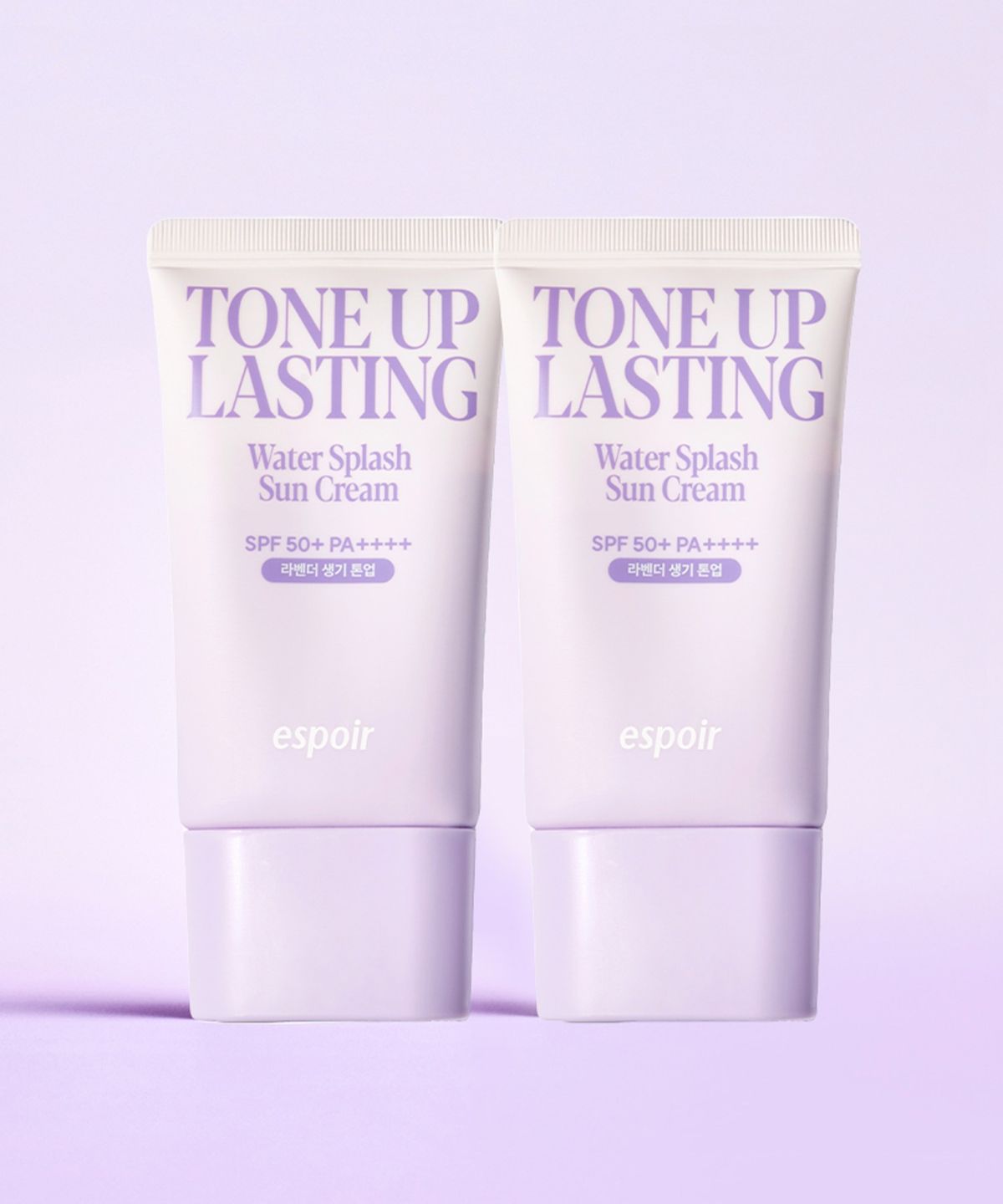 에스쁘아(ESPOIR) [2PACK] 워터 스플래쉬 선크림 톤업 래스팅