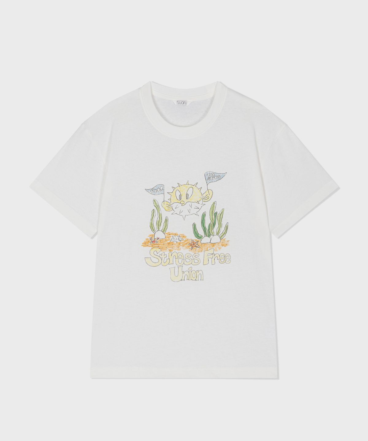 누아누(NUUANU) Stress Free Tee_Ivory