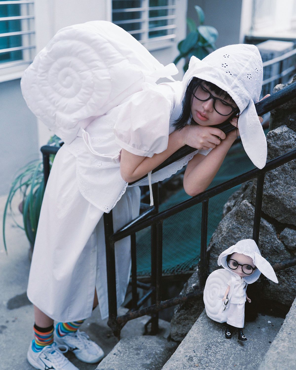 아컨시엘(ARCENCIEL) Angel bunny blouse