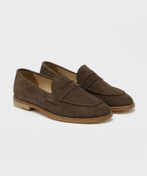[홍창] 스테디라인 머스트헤브 베이직 페니로퍼 4070 [DARK BROWN SUEDE]