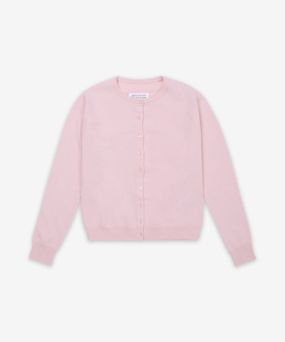 메종 마르지엘라(MAISON MARGIELA) 4스티치 라운드넥 카디건 - 페일 핑크 / S51HP0019M13144216