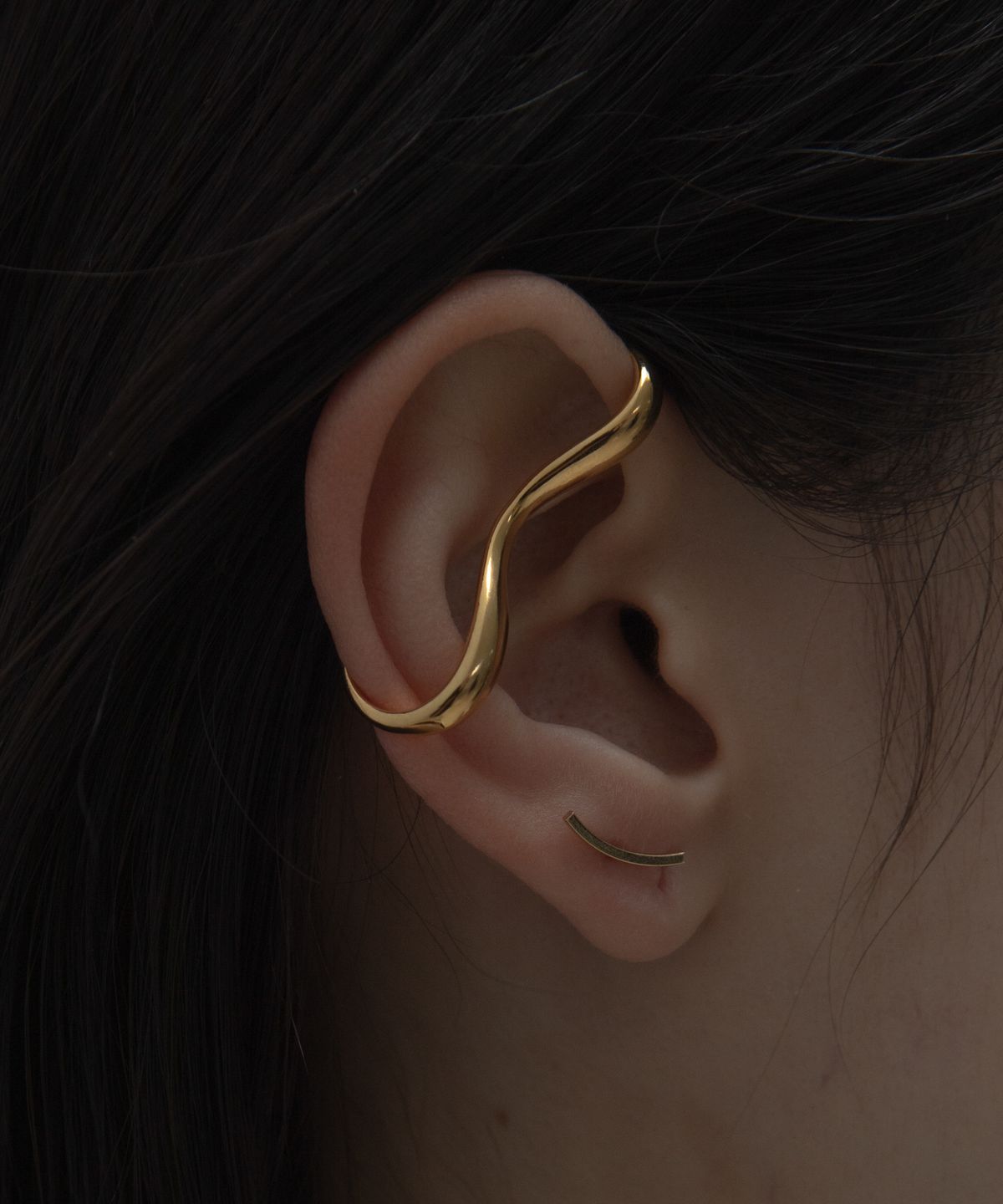 노비스도쿄(NOVICE TOKYO) 헬릭스 이어 커프 Helix Ear Cuff / Gold