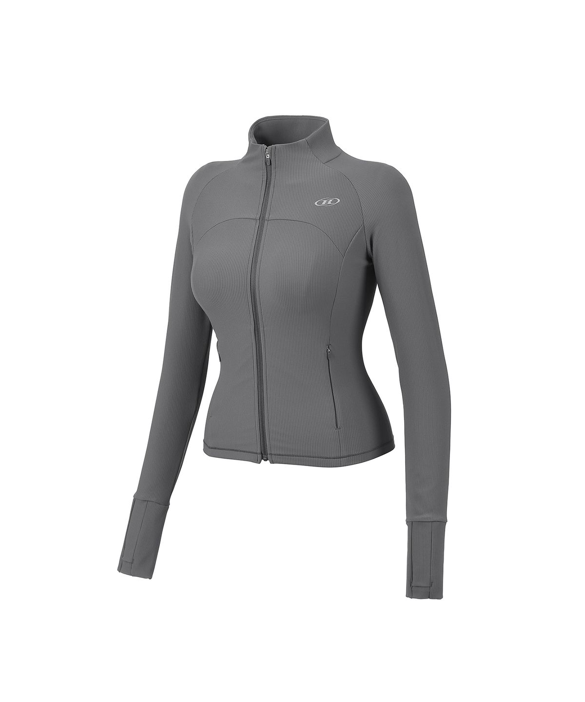 본투윈(BORN TO WIN) W B-FLEX FULL ZIP UP JACKET [CHARCOAL]
