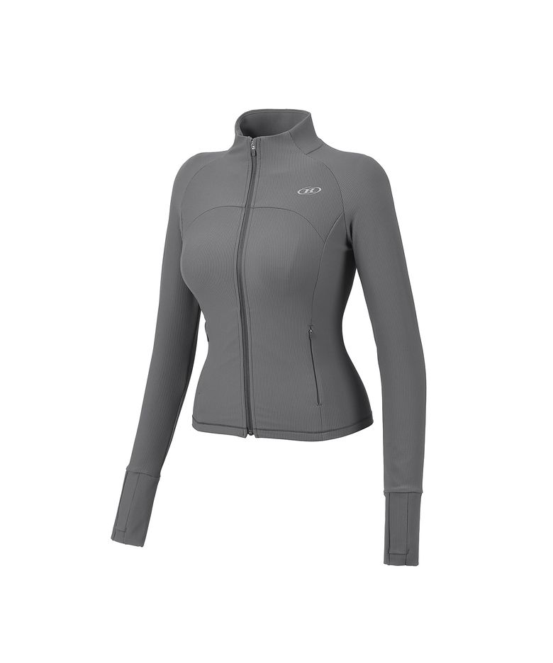 W B-FLEX FULL ZIP UP JACKET [CHARCOAL]