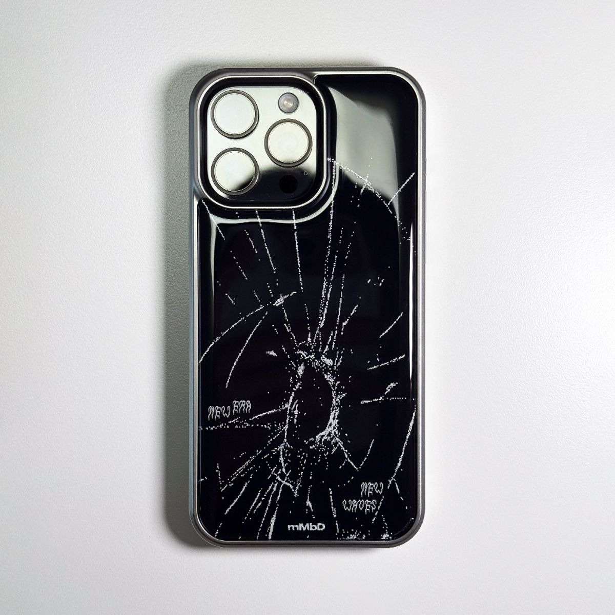 메모리즈바운더리(MEMORIESBOUNDARY) Fracture of Newtopia Phone Case (SV_Black)
