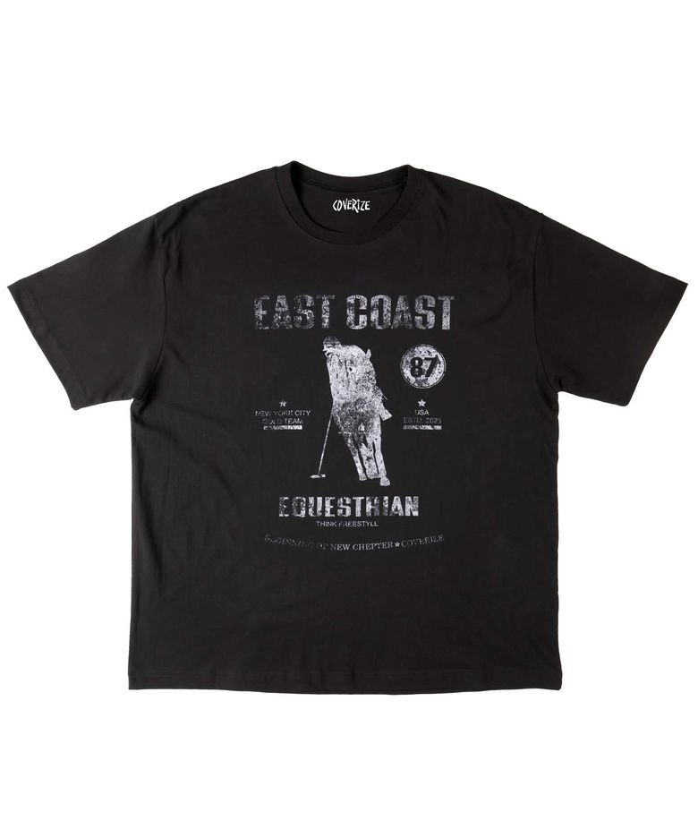 EAST COAST TEE  (BLACK)