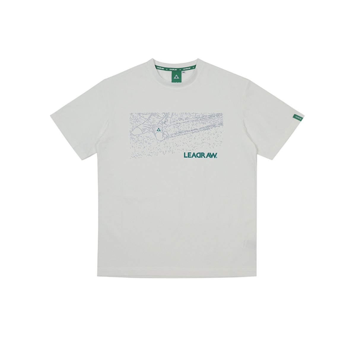 리드로(LEADRAW) Sliding Kids T-shirts _ White