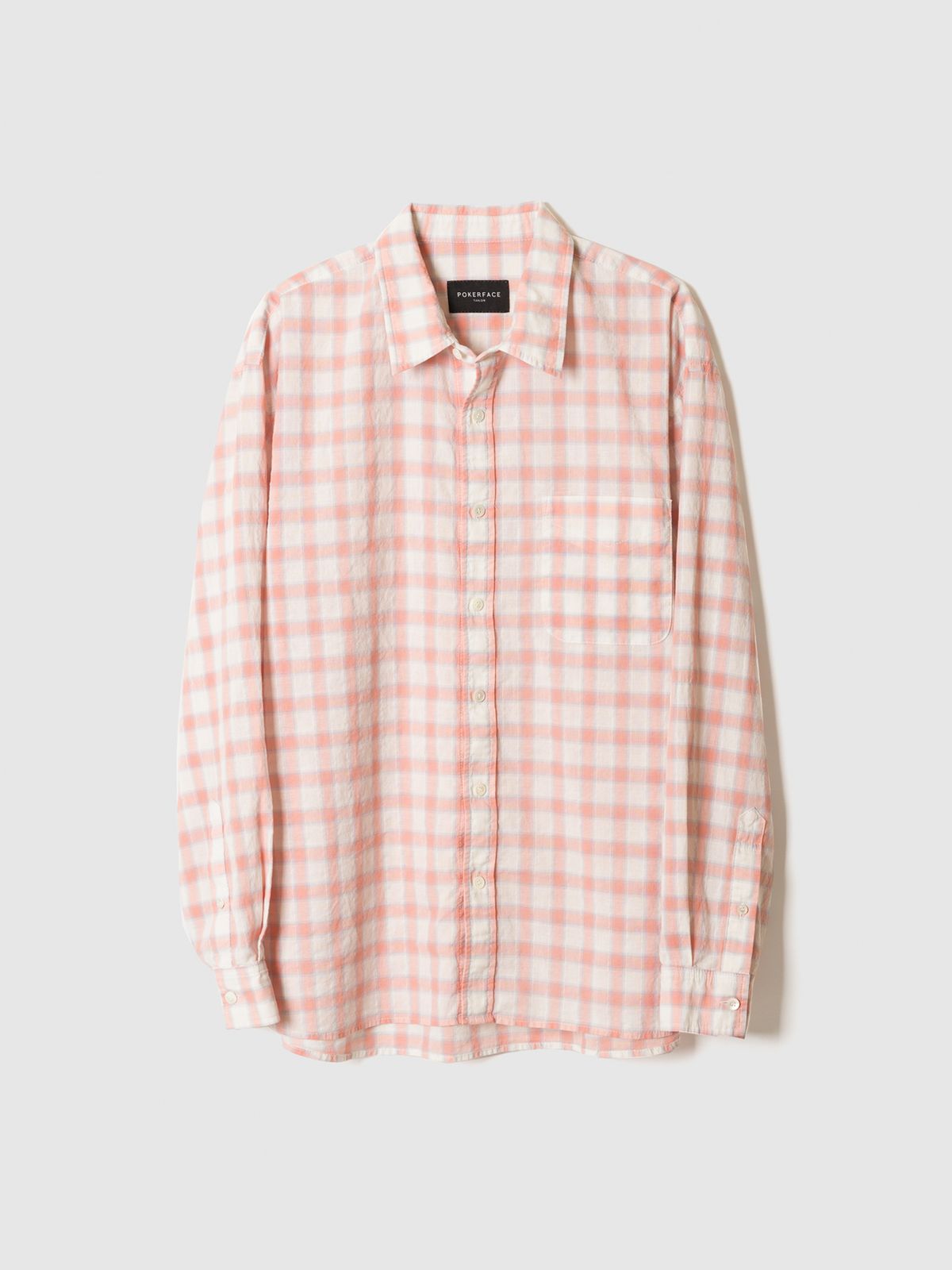 포커페이스(POKERFACE) WASHED MANDARIN CANDY SHIRTS
