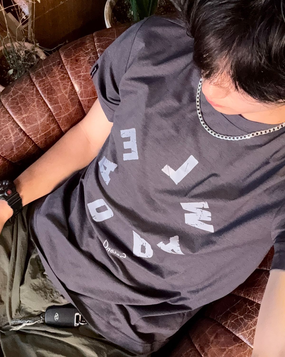 리드로(LEADRAW) Rounding T-shirts _ Dark Grey