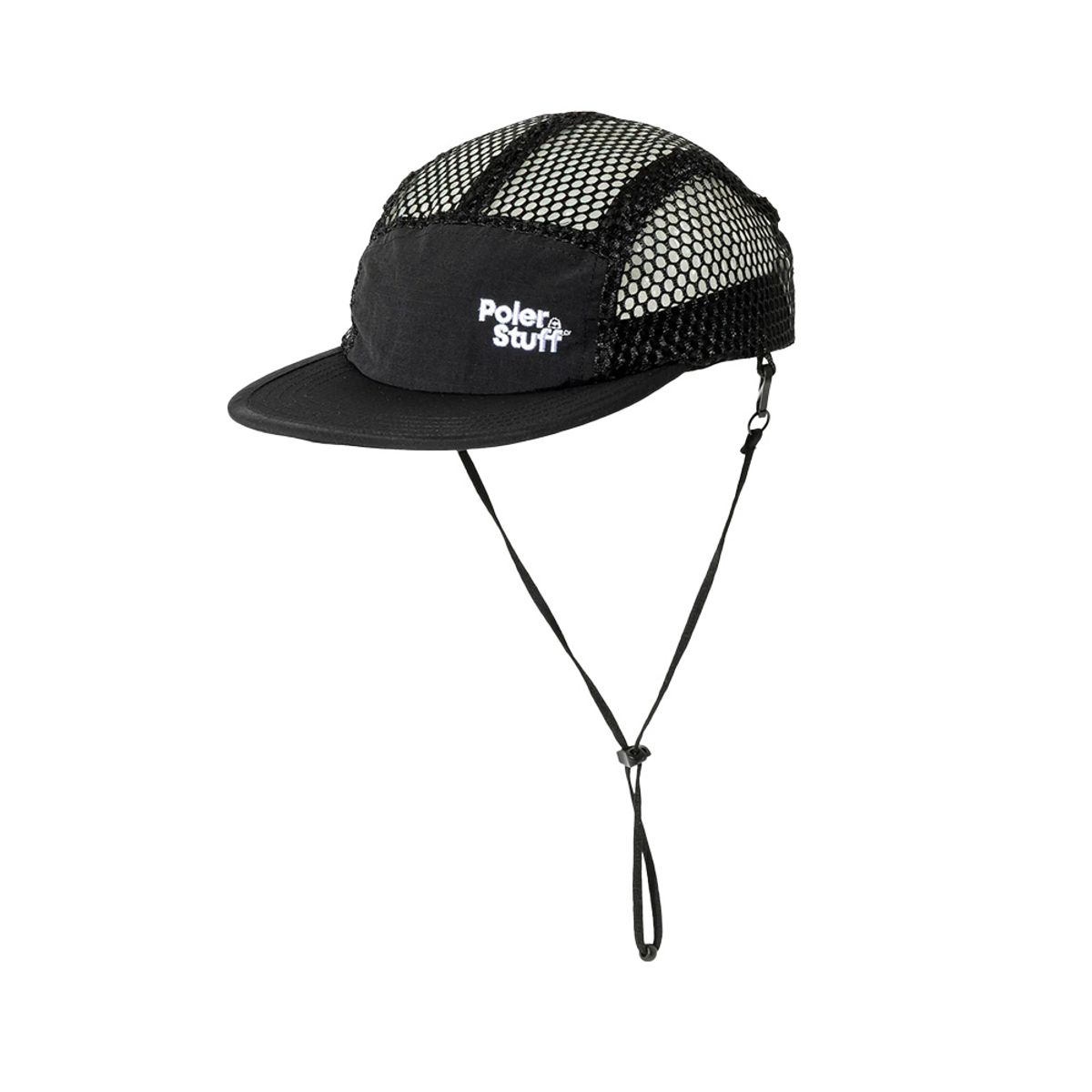 폴러스터프(POLERSTUFF) 썸머 메쉬 5P 캡 BLACK