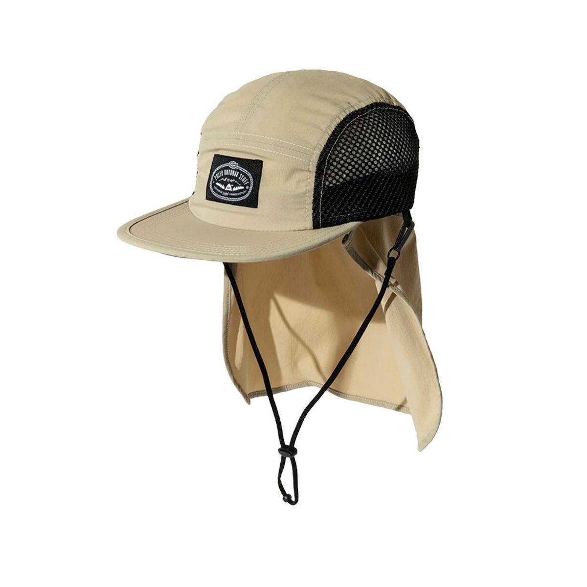 폴러스터프(POLERSTUFF) 2WAY 드로우 선가드 캡 LIGHT BEIGE