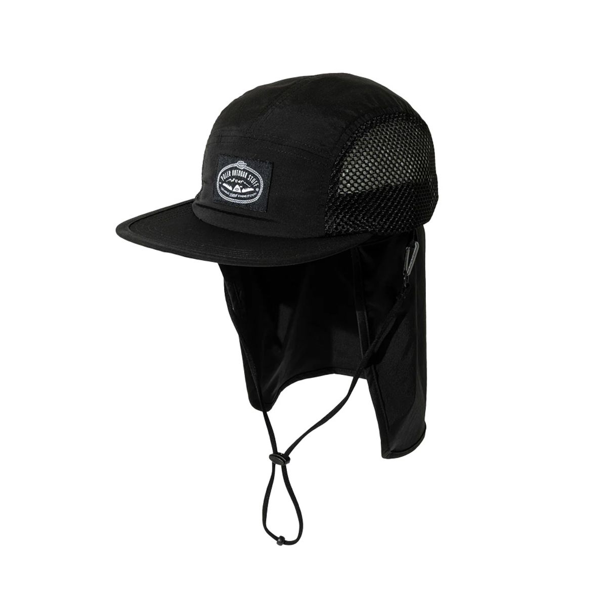 폴러스터프(POLERSTUFF) 2WAY 드로우 선가드 캡 BLACK